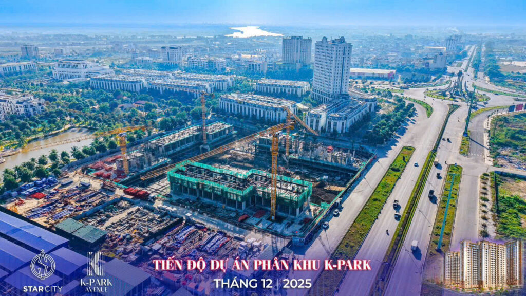 Tiến độ K-Park Avenue tháng 12/2025