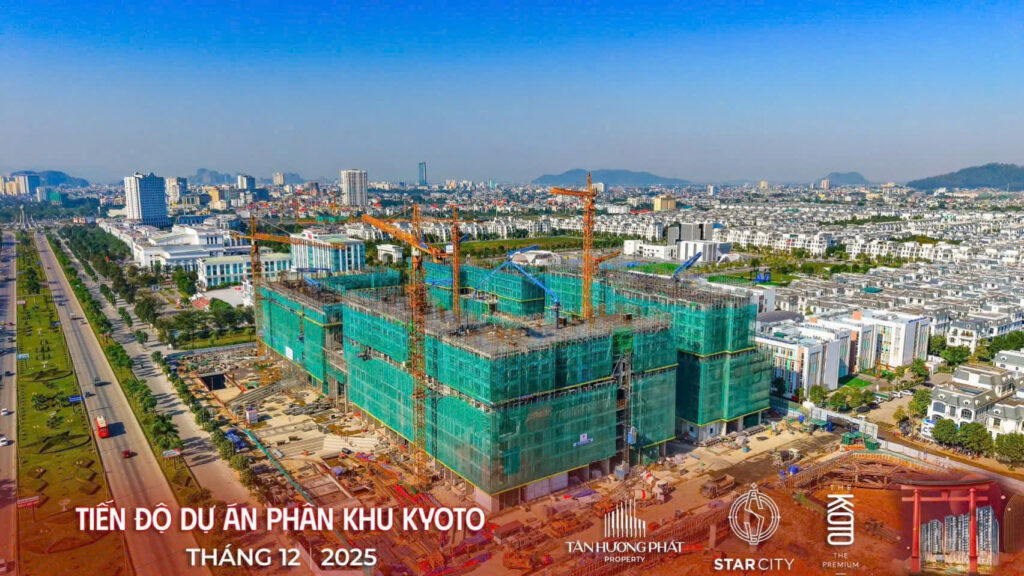 Tiến độ The Kyoto Tháng 12 năm 2025