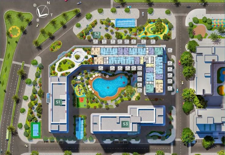 Mặt bằng chung cư Sentosa Thanh Hóa