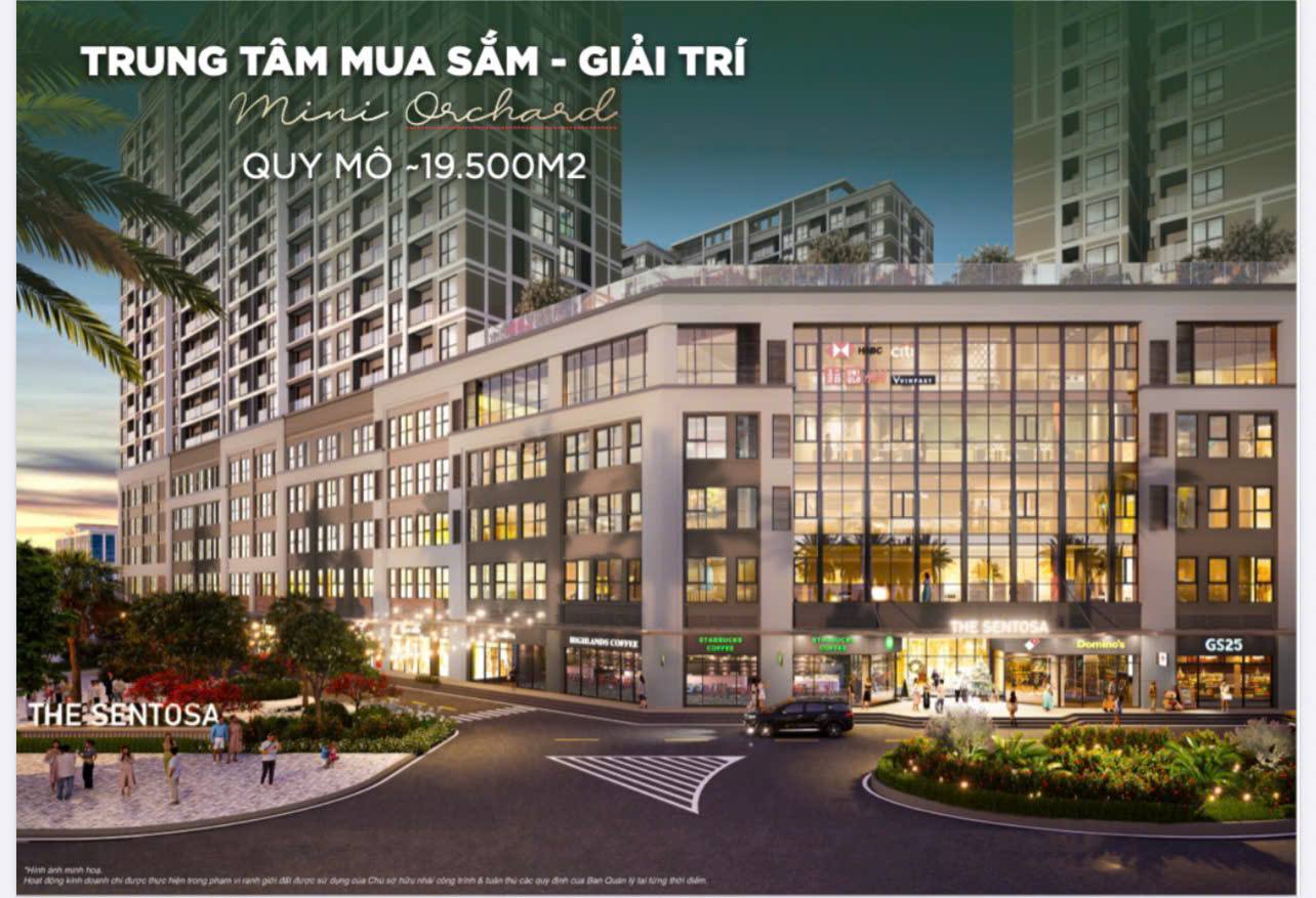 Phối cảnh The Sentosa Vinhomes Star City