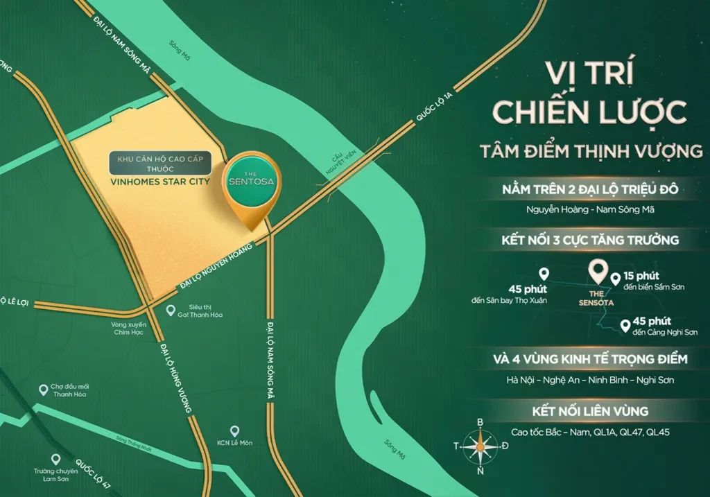 Vị trí The Sentosa