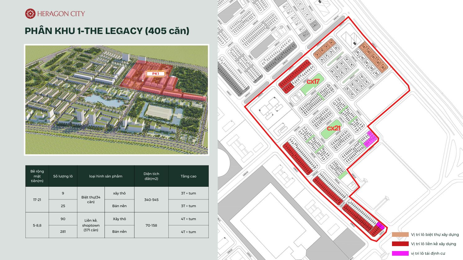 Phân Khu Legacy Heragon City Nam Ngạn mở bán giai đoạn 1
